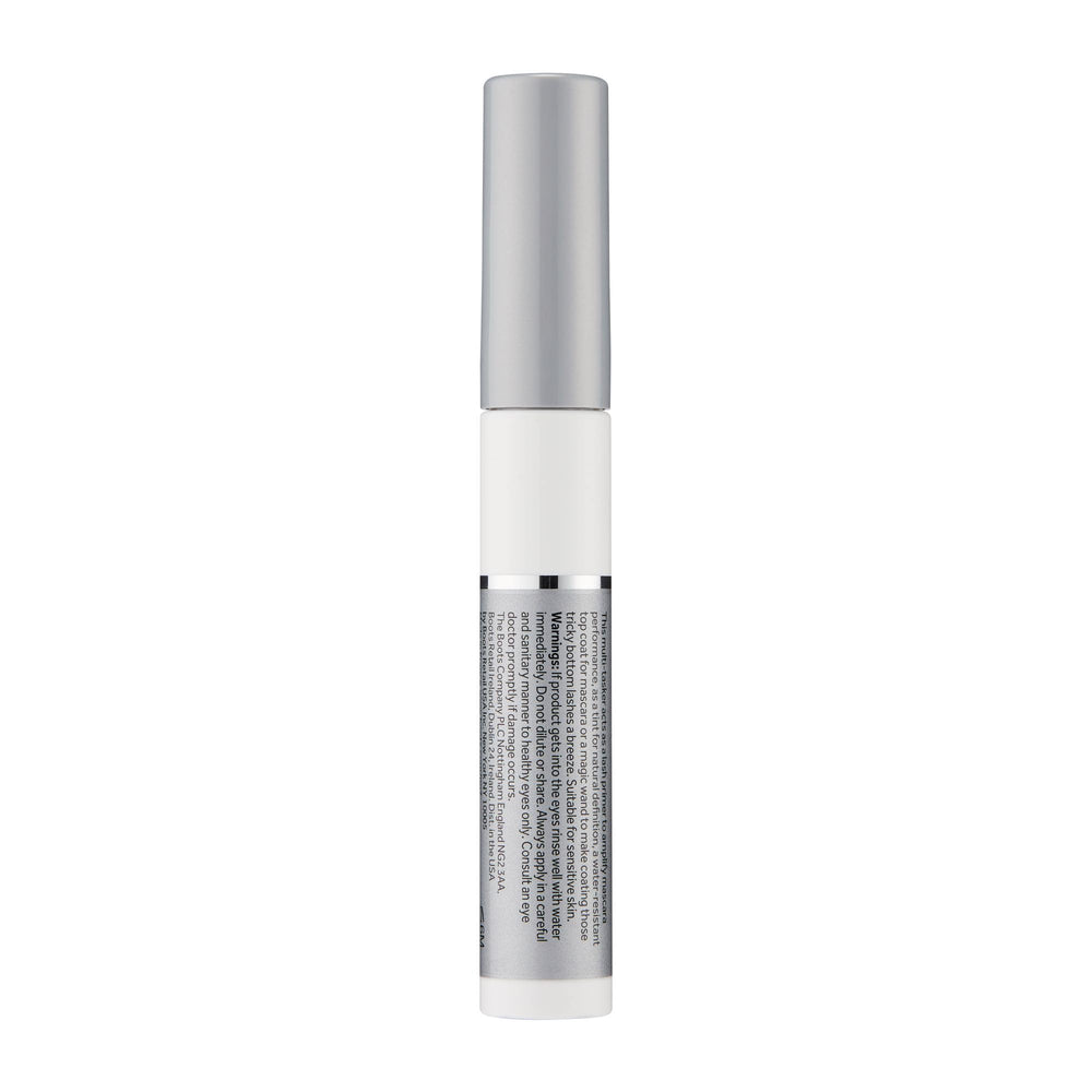 No7 Lash Impact Primer top coat provides water resistance and durability.