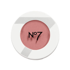No7 Matte Powder Blush Pomegranate packshot showing compact packaging for easy color on the go