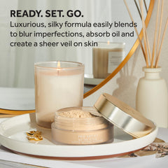 No7 Pro Artist powder absorbing oil to mattify the T-zone.