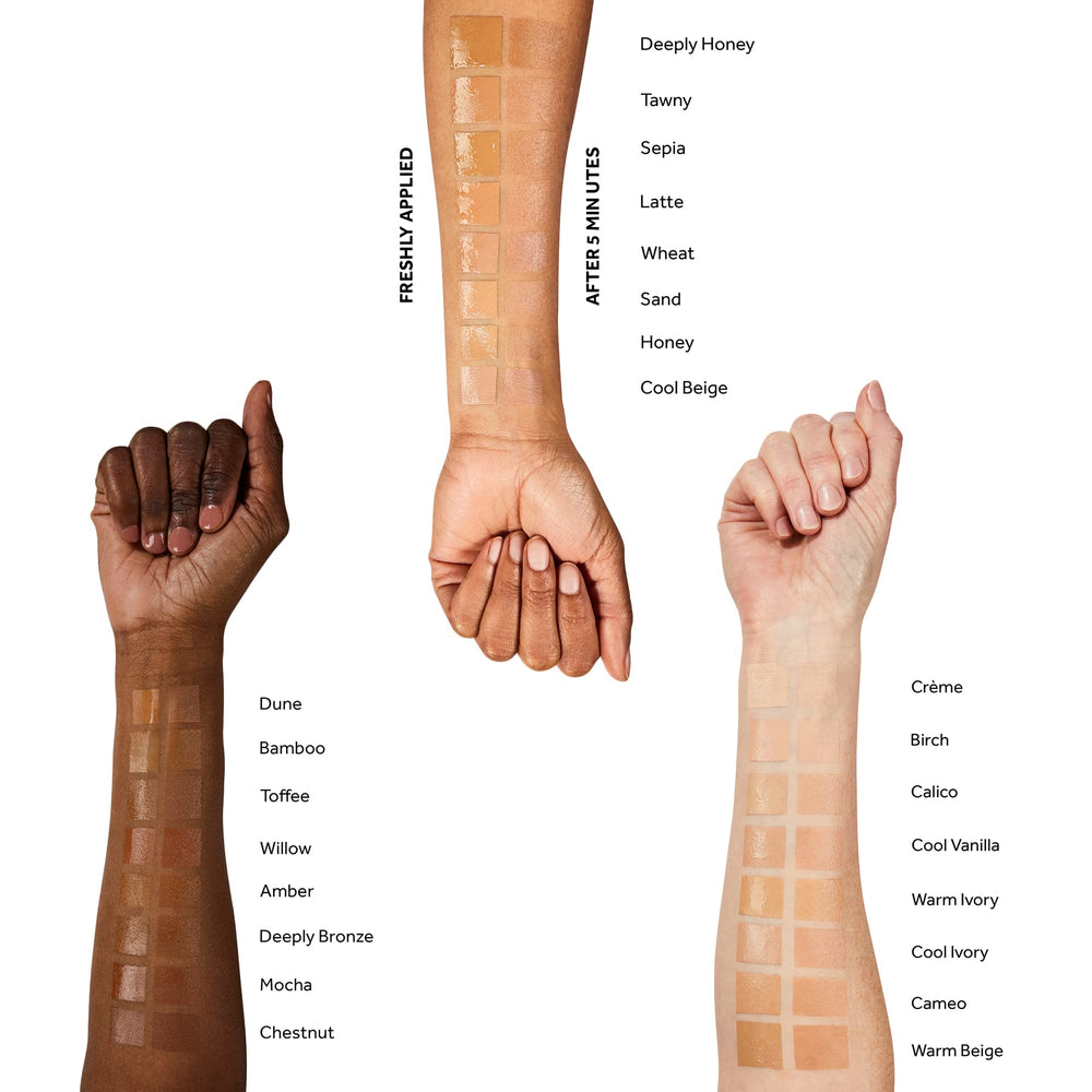 No7 Protect & Perfect foundation Skin Expert technology shade match close-up