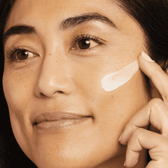 No7 vitamin E and shea butter-rich cream texture ready for nighttime use.