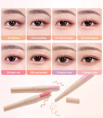 Nobev Under Eye Master highly pigmented glitter shadow for glamorous lids.