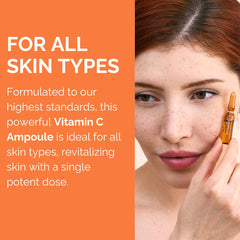 Noche Y Dia Vitamin C Ampoule Oil promotes radiant, dewy skin.