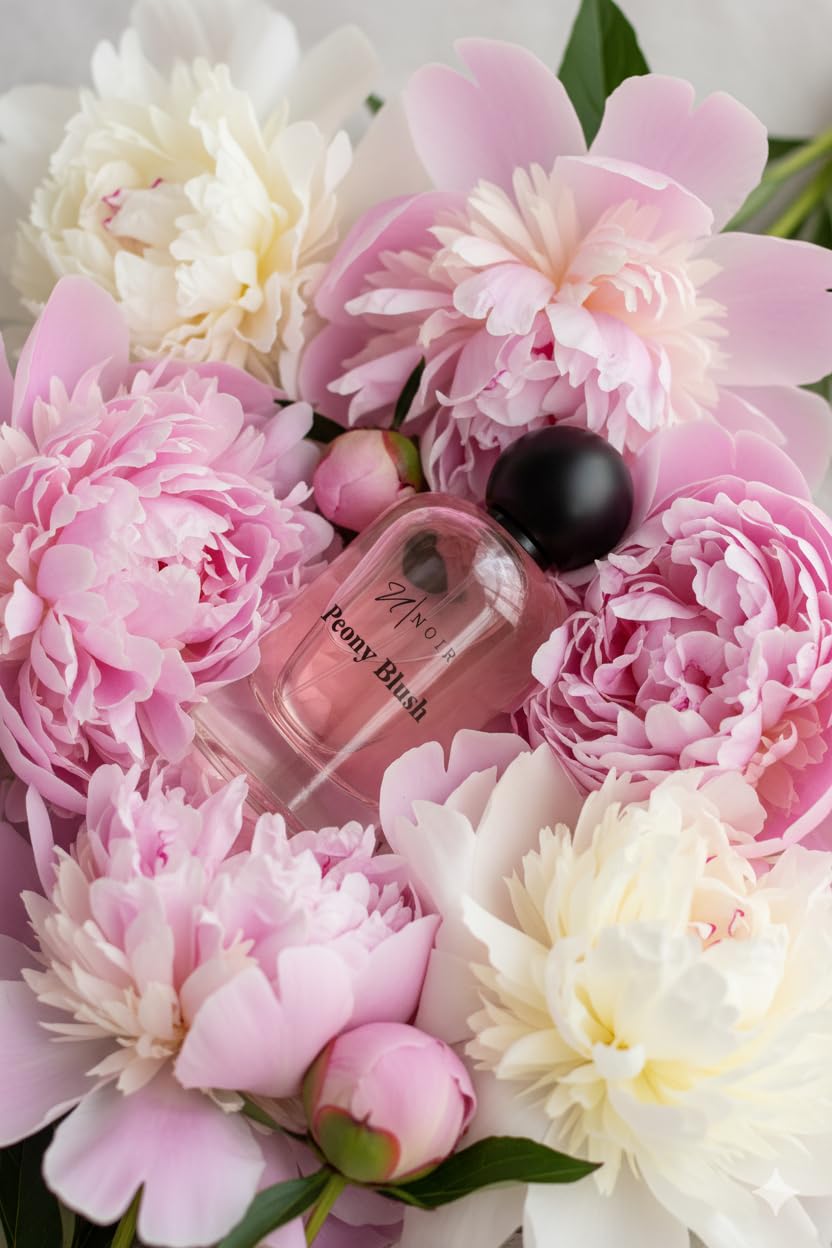 NOIR Peony Blush outer box, premium packaging ideal for gifting