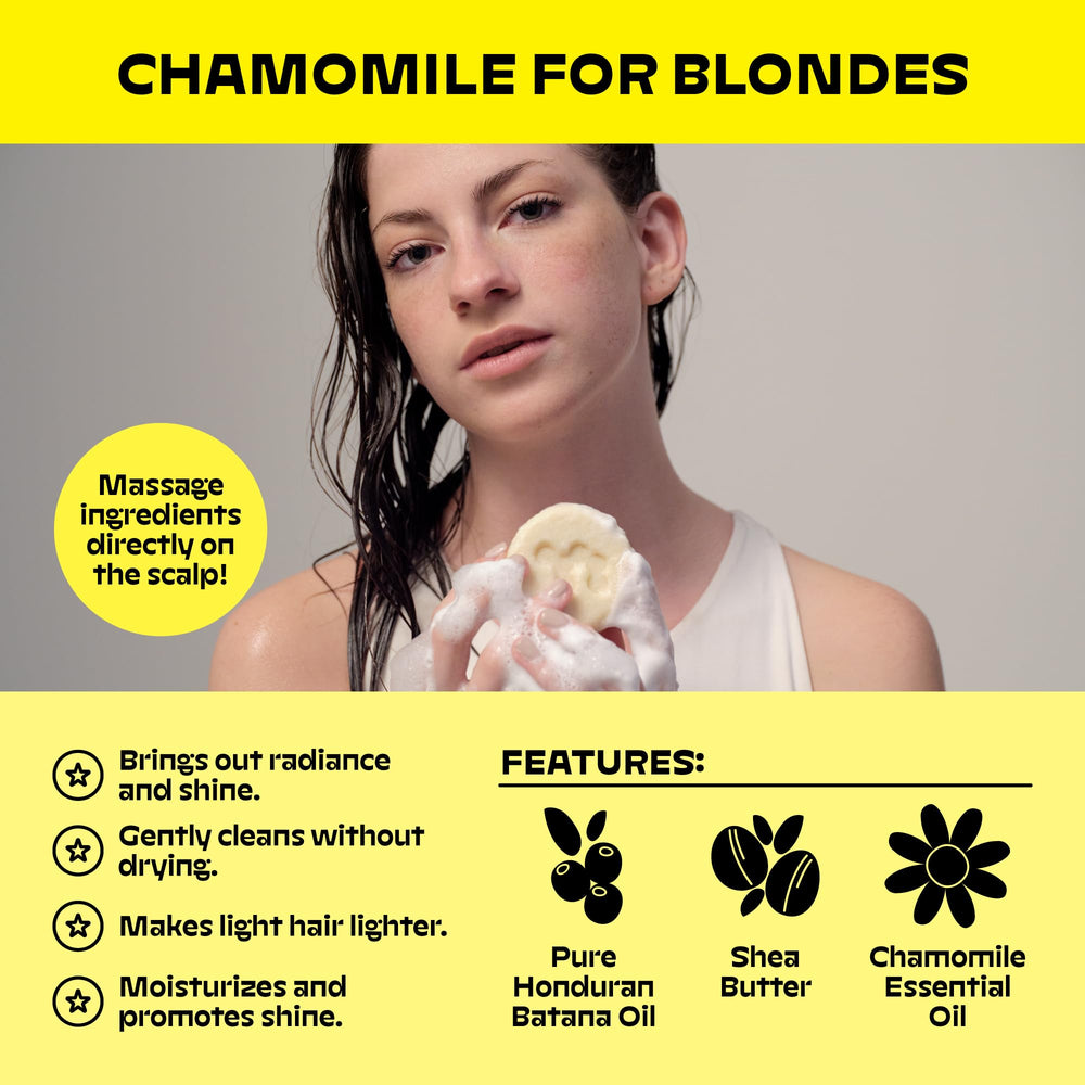Chamomile soothes the scalp and revives ends in NOLE Care.