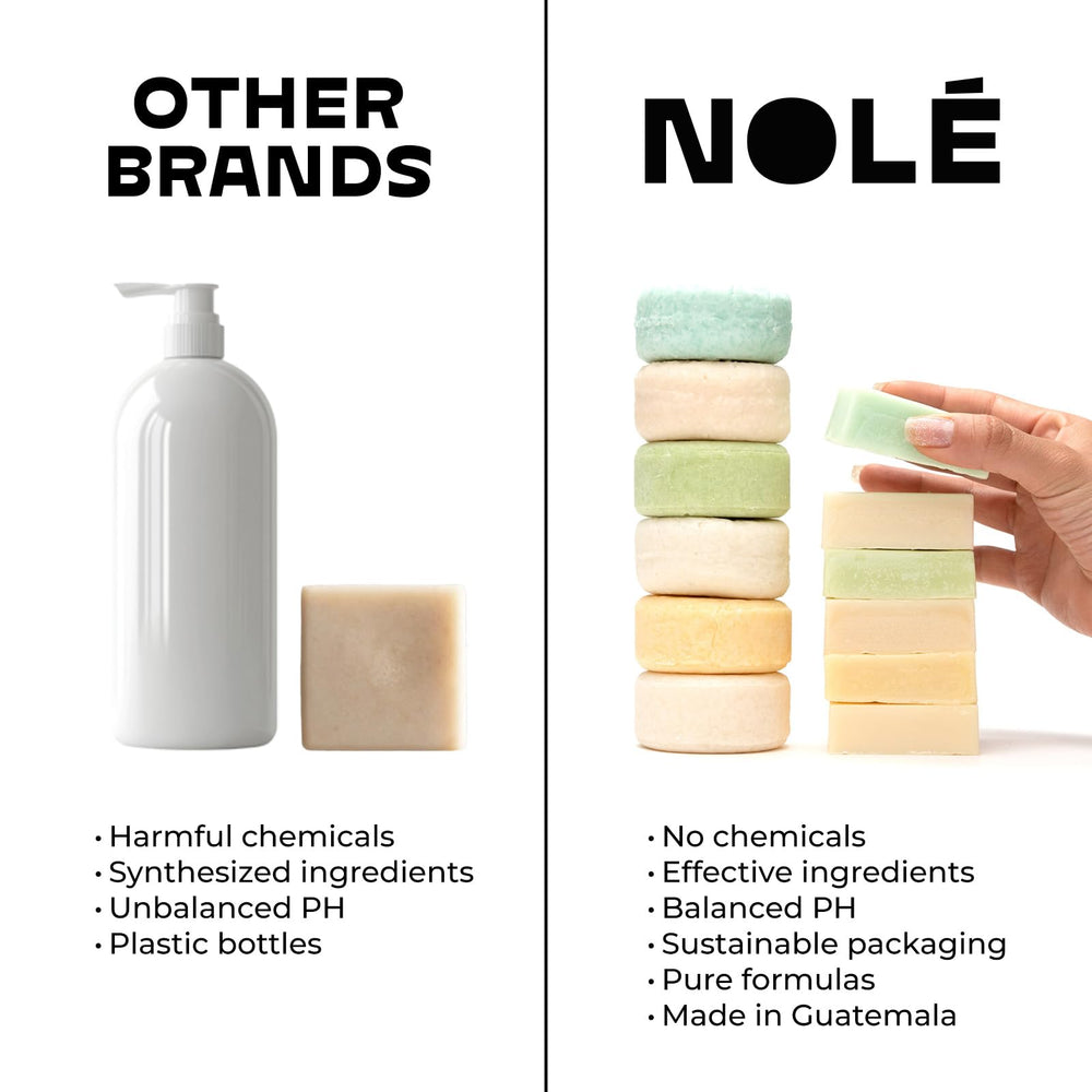NOLÉ Care Dry Hair Nourishing Bar targeted for dry hair care and shine.