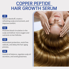 Hair strands appear denser after continued use