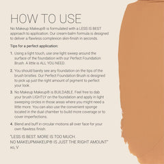No Makeup Makeup dual-chamber sponge and brush accessory close-up