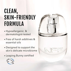 No Makeup Makeup No Fragrance Fragrance dermatologist-tested for sensitive users.