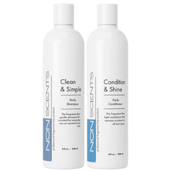 Nonscents fragrance-free shampoo bottle for sensitive scalps
