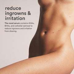 Nood Serum ceramides boost moisture barrier for skin health.