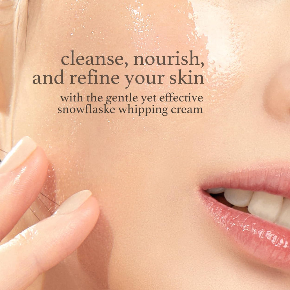 NOONI Face cleansing: apply lather to face for gentle cleansing