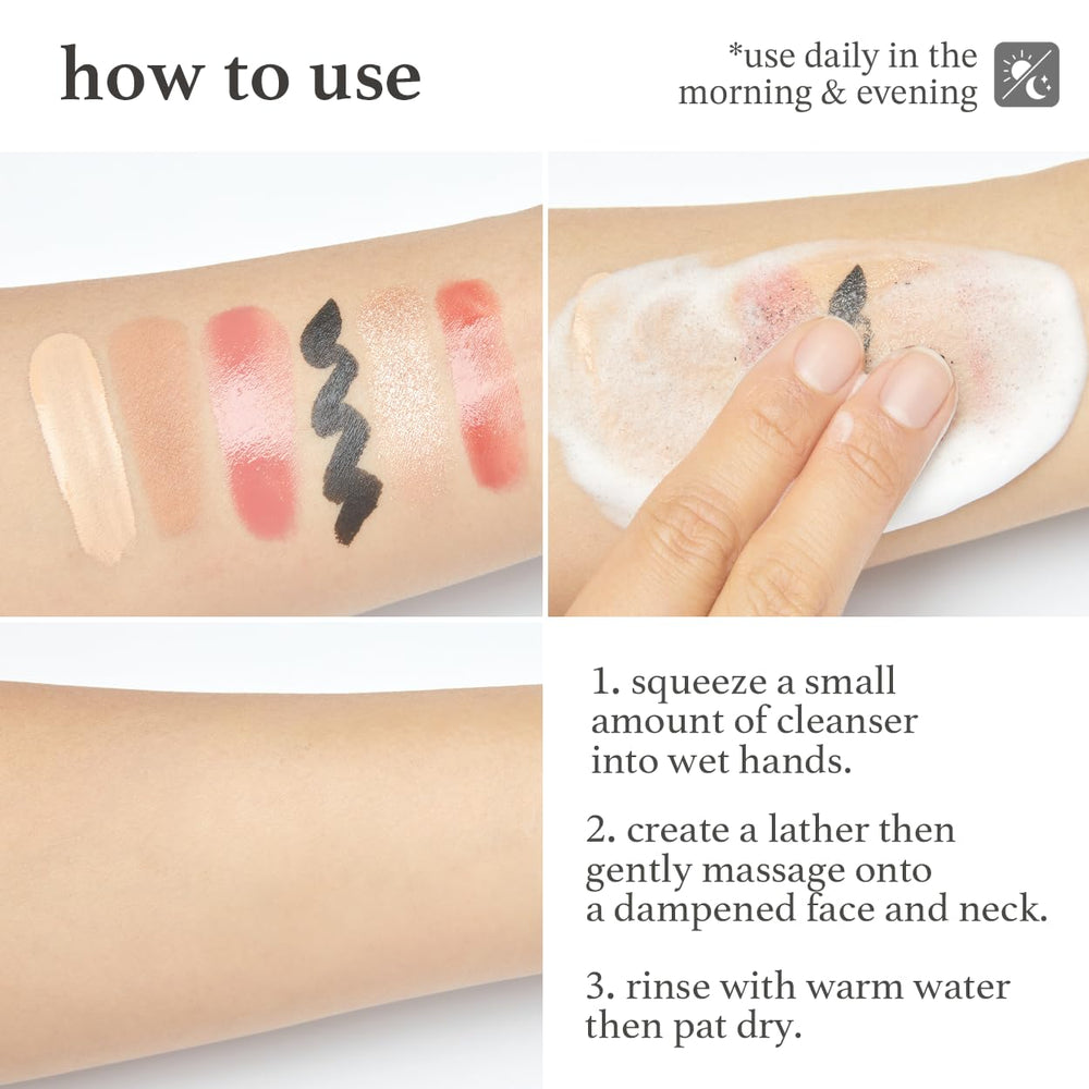 NOONI Snowflake cleanser packaging on shelf