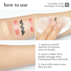 NOONI Snowflake cleanser packaging on shelf