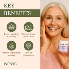 Noor Wonder Lift Cream tube ready for easy morning application.