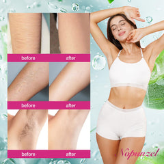 NOPUNZEL legs and arms application demonstrates quick, painless hair removal.