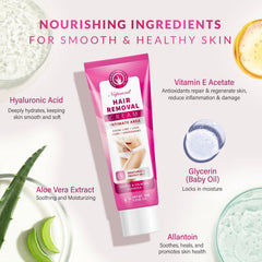 NOPUNZEL underarms use highlights smooth skin with no irritation.