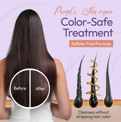 Nora Ross sulfate free and paraben free label on shampoo packaging