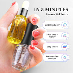 Norcico cuticle oil bottle provides daily hydration for nails