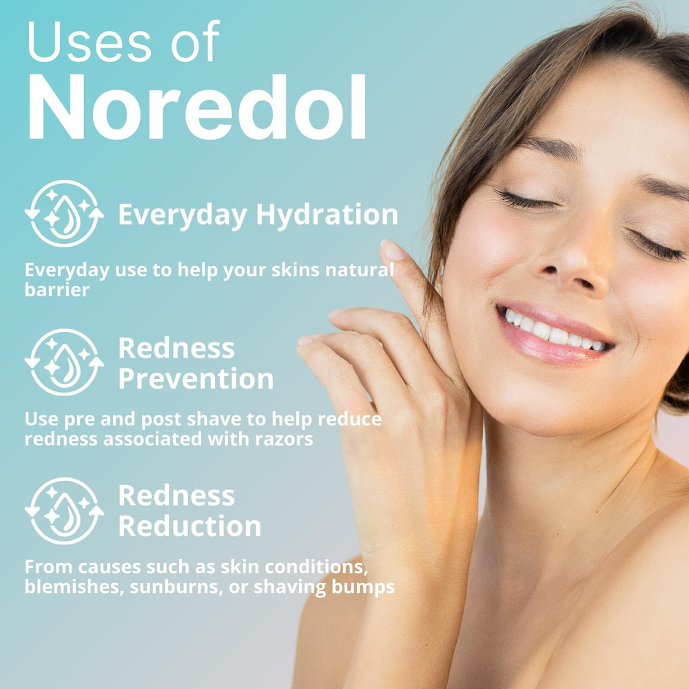 Ingredients concept image: panthenol and aloe for barrier support in Noredol.