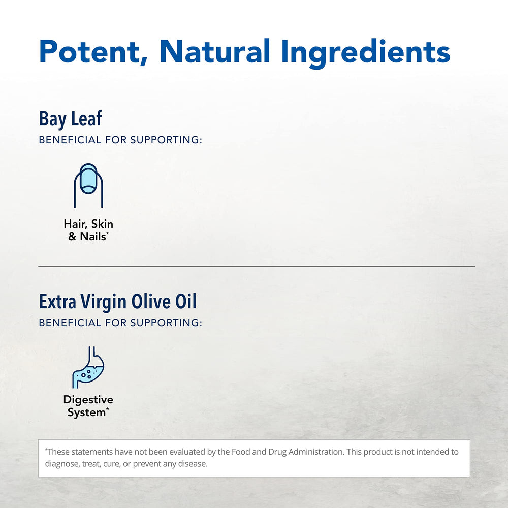 North American Herb & Spice Wild Bay Leaf Oil ingredients include organic bay leaf and virgin olive oil