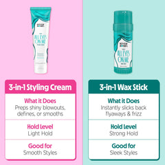 Not Your Mother's All Eyes On Me styling cream foamy texture for smooth finish