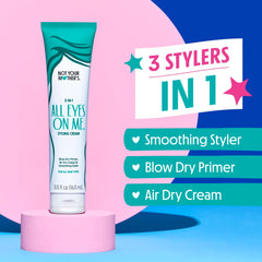 Not Your Mother's All Eyes On Me wax stick twist demonstrating shine and hold
