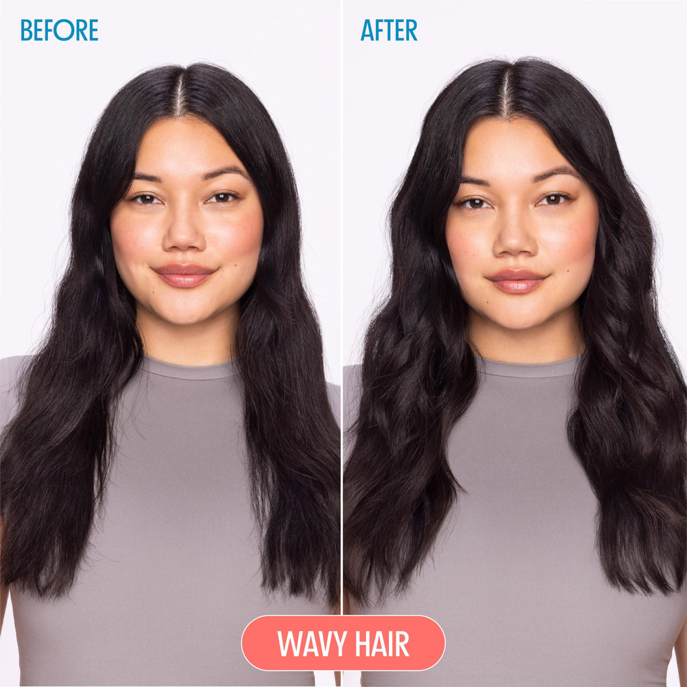 Not Your Mother's Beach Babe Texturizing Foam textured-waves show soft volume with touchable hold.