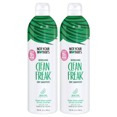 Not Your Mother's Clean Freak refreshing dry shampoo bottles provide rapid oil absorption.