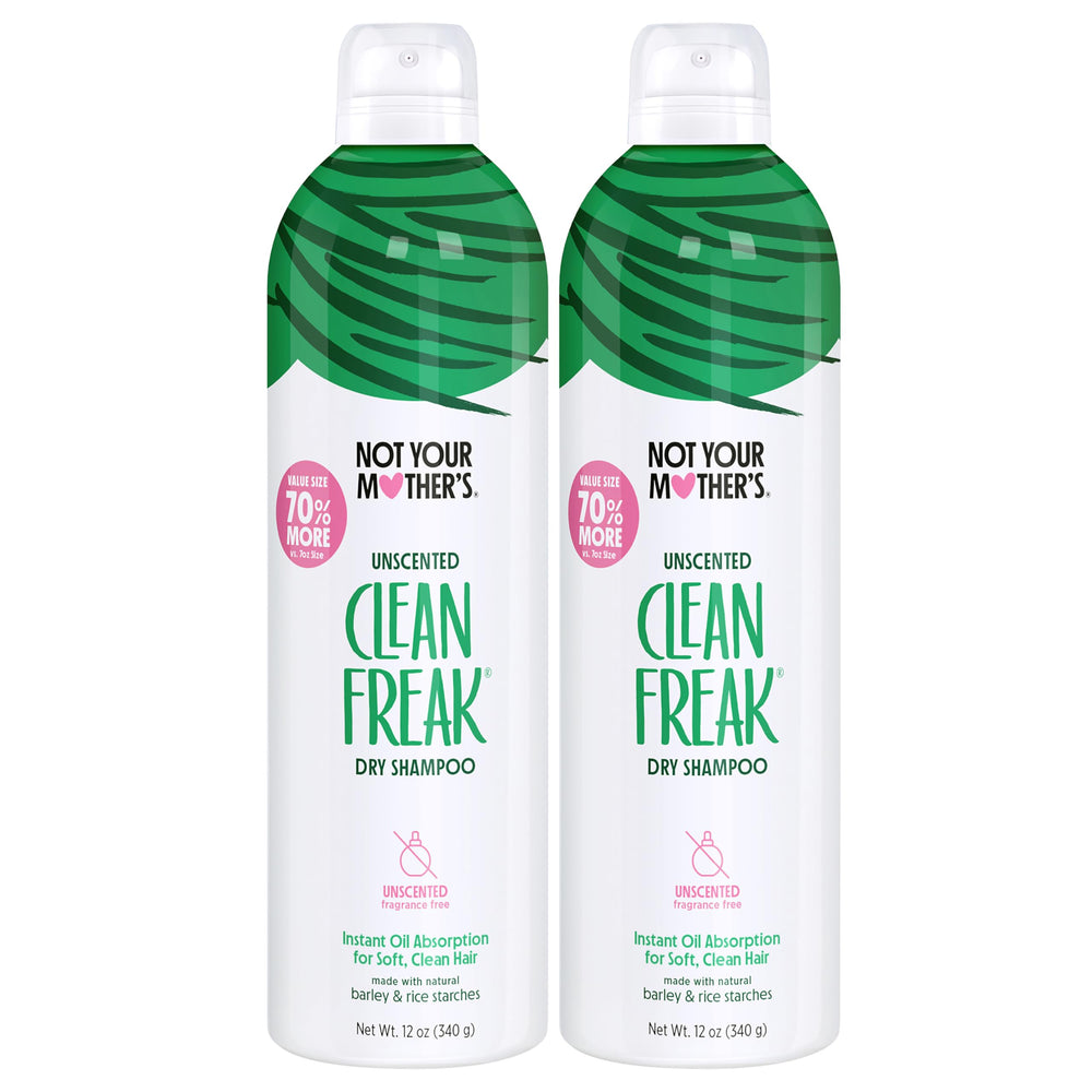 Not Your Mother's Dry Shampoo spray applying to roots for instant lift