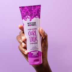 Not Your Mother's Curl Talk Bond Building Shampoo packaging highlights a sulfate- and silicone-free formula.