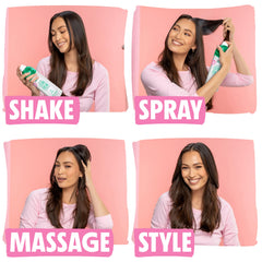 Not Your Mother's Dry Shampoo suitable for all hair types quick refresh
