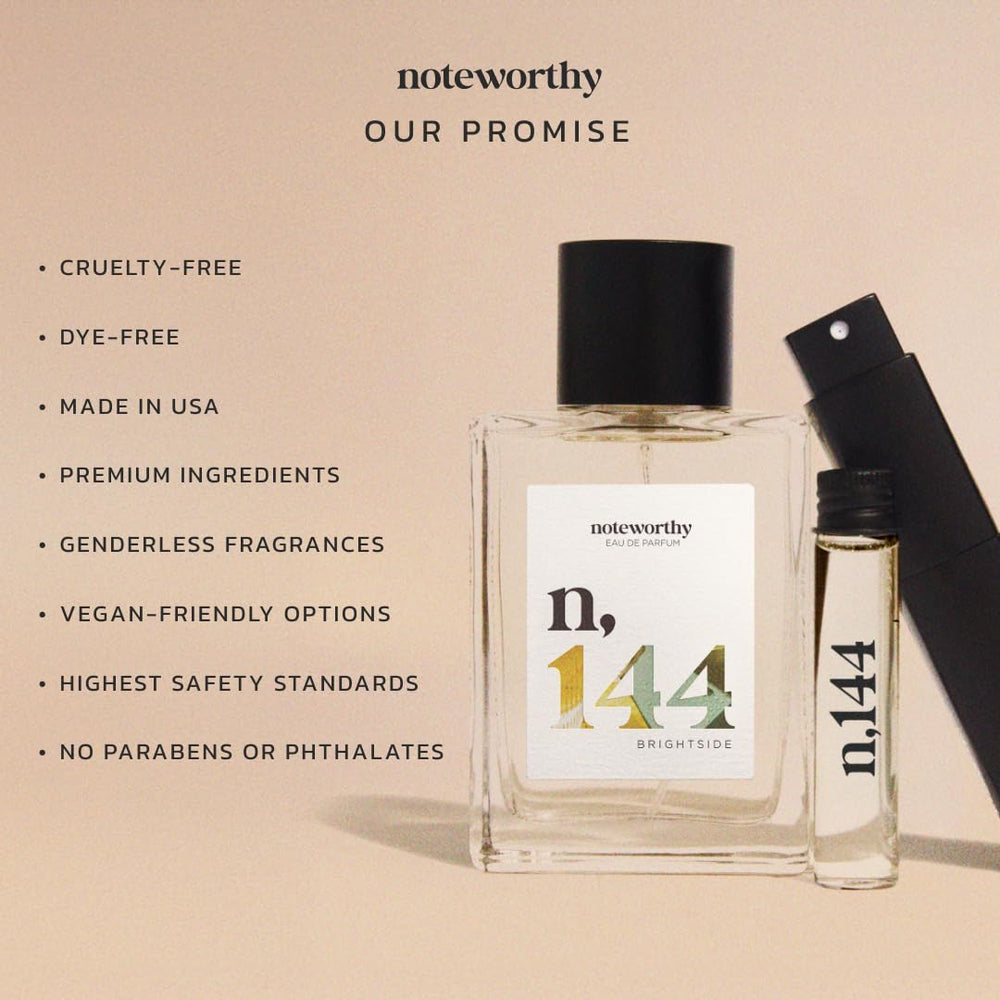 Noteworthy n,144 Brightside made in the USA and cruelty-free.