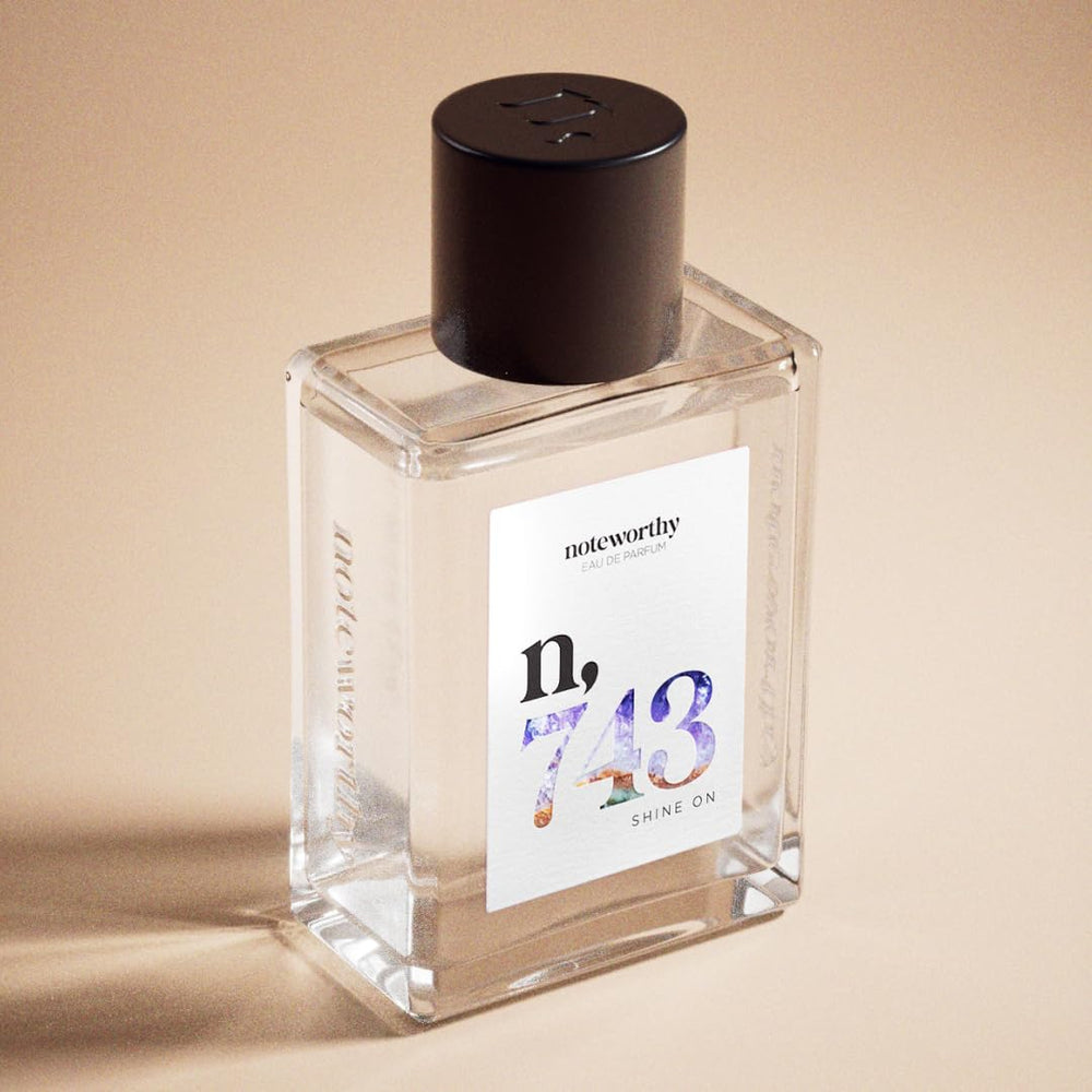 Noteworthy n,743 Shine On ambience background sets a sophisticated mood for daily wear.