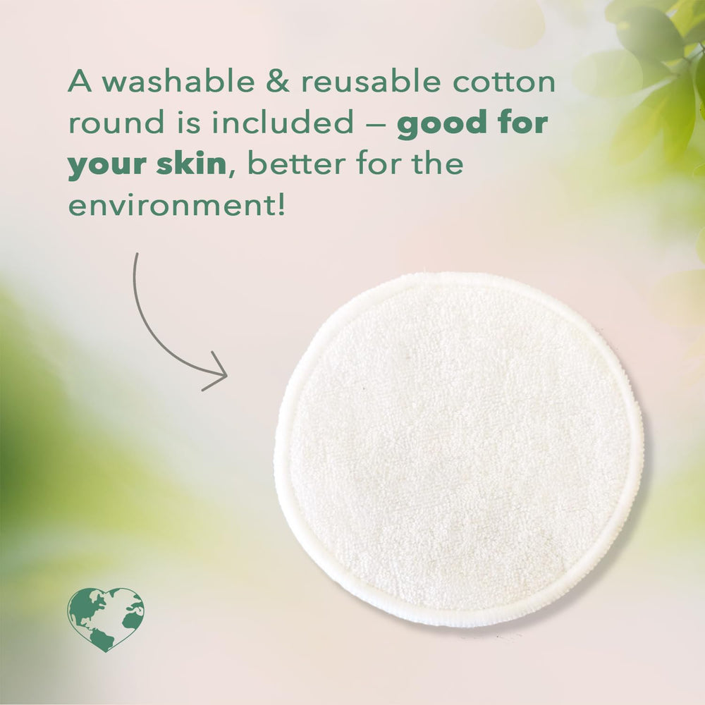 Nourish Organic washable cotton round ready for eco friendly cleansing