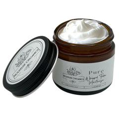 Nouvelise Pure Whipped Tallow Moisturizer on dry elbows and hands.