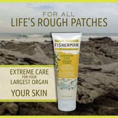 Nova Scotia Fisherman smooth application demonstrates gentle, hydrating experience.