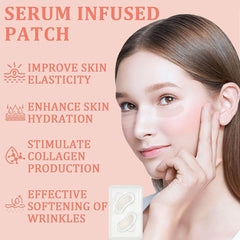 NOVALIFT Micro Eye Patches close-up of moisture-rich formula contacting skin