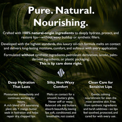 Novana Naturals Lip Balm tube, plastic-free and plant-based, for sustainable daily use