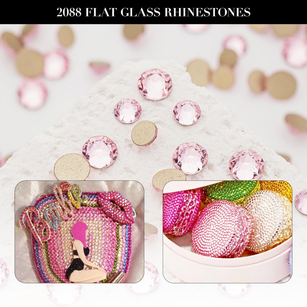 Novani flat-back rhinestones for crafts suitable for fabrics wood and plastic