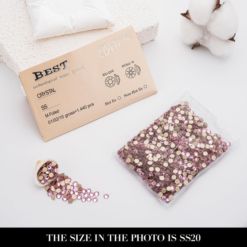 Novani nail art rhinestones SS20 4.6-4.8mm add dramatic sparkle