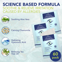 NOVEHA individually wrapped wipes for on-the-go cleansing.