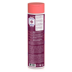 NOVEX shampoo bottle pouring signaling preparation for a cleansing routine.