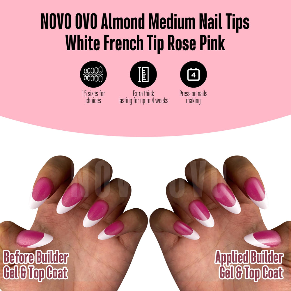 NOVO OVO 15 sizes ensure a precise fit for diverse nails