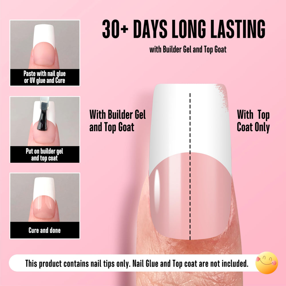 NOVO OVO builder gel and top coat for a salon-quality finish