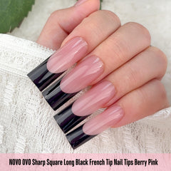 NOVO OVO builder gel and top coat offer durable, salon-like gloss at home.