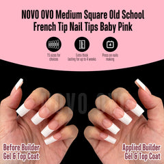 NOVO OVO complete nail tip collection with varied shapes and tips