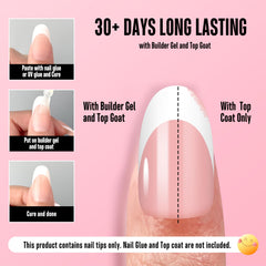 Novo OVO creative nail tips range in multiple shapes.