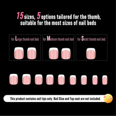 NOVO OVO soak-off tips Baby Pink convenient for quick changes