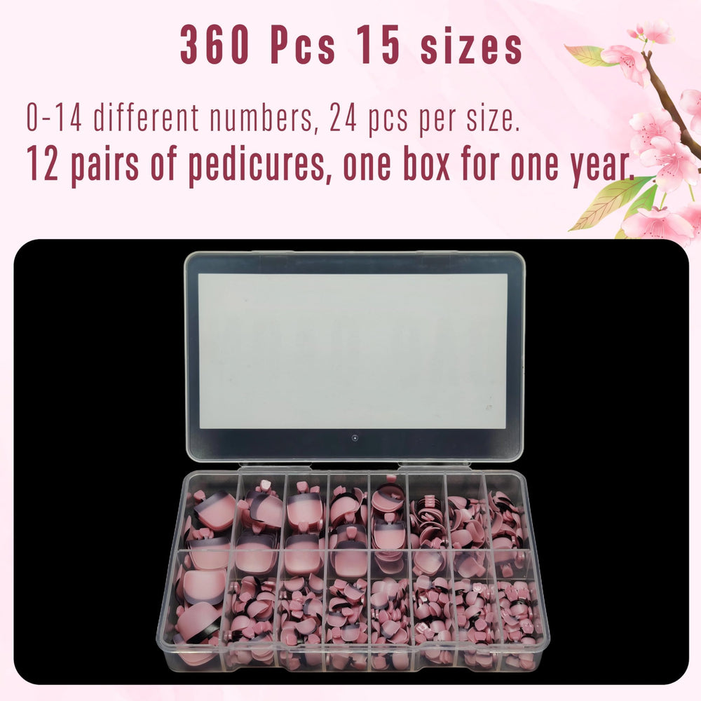 NOVO OVO Matte French tip nails suit open-toe styles and beaches